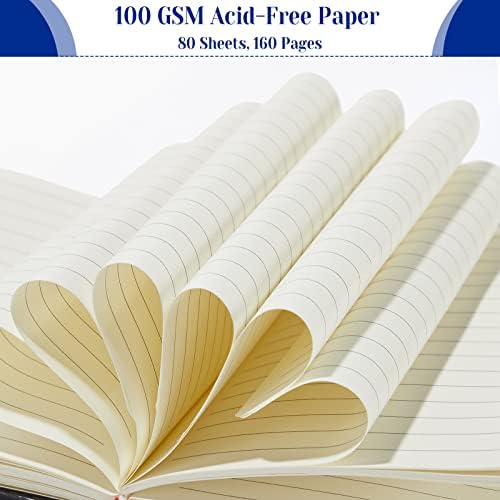 Laumoi 14 Pack Hardcover Lined Journal Notebooks Bulk, Bright Color, A5