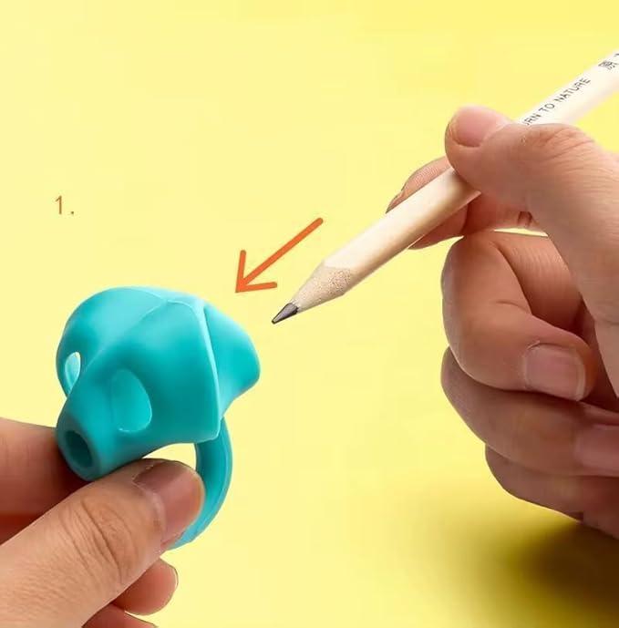 10 PCS Pencil Finger Grips for Kids Handwriting Grip Posture Correction Training Pen Writing Aid Tool for Kids Toddler Preschool Children Adults Students Special Needs