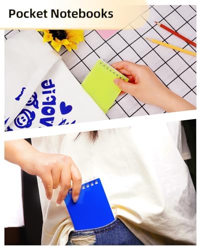 Dynta Mini Spiral Notebooks Bulk 3x5 Inch Memo Pads,Small Notepad Top Bound