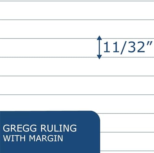 Roaring Spring Spiral Steno Pad, 6"x9", Gregg Ruled, 80 Sheets