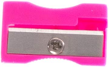 West Coast Paracord 5 Piece School Kit with Zipper Pouch – Colored Compass, Protractor, Ruler, Eraser, Sharpener – Geometry and Math Tool Set (Pink)