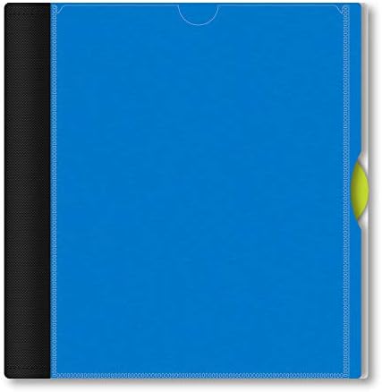 iScholar IQ+ 1-Subject Poly Cover Wirebound Notebook, College Ruled, 11 x 8.5 Inch Sheet Size, 100 Sheets, Blue (59902-BL)