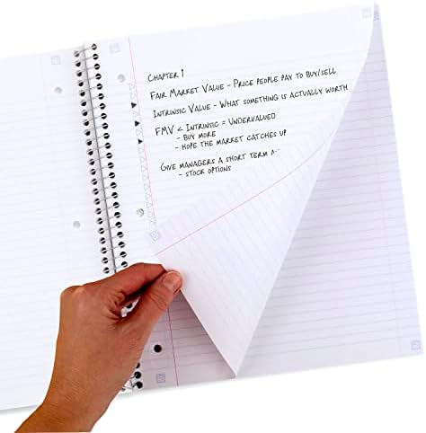 Five Star and National Wildlife Federation Spiral Notebook + Study App, 1 Subject, College Ruled Paper, 11" x 8-1/2", 80 Sheets, Forest Bear, 1 Count (820088FM)