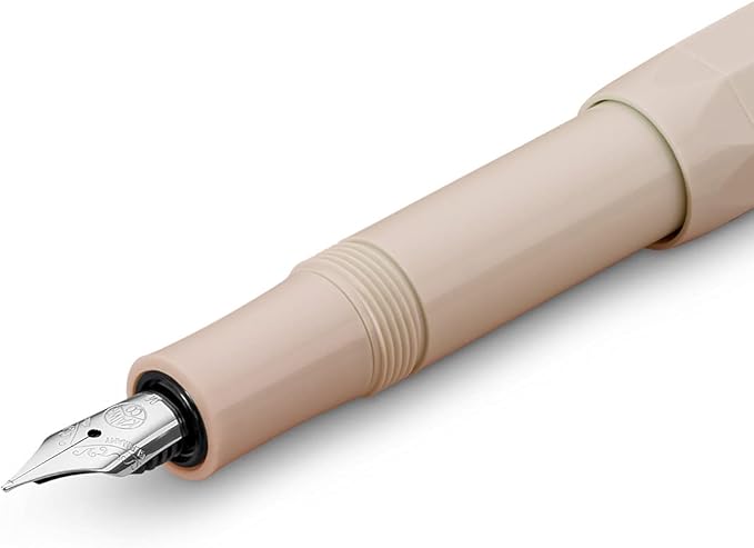 Kaweco SKYLINE SPORT Fountain Pen Macchiato I Premium Fountain Pen for Ink Cartridges I Exclusive Fountain Pen 13 cm I Nib: F (Fine)