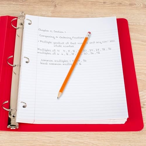 Mead Loose Leaf Paper, College Ruled Filler Notebook Paper, 8-1/2" x 11", 400 Sheets, Fits 3-Ring Binder (170046-ECM) (Pack of 4)