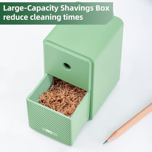 Deli Manual Pencil Sharpener, Green