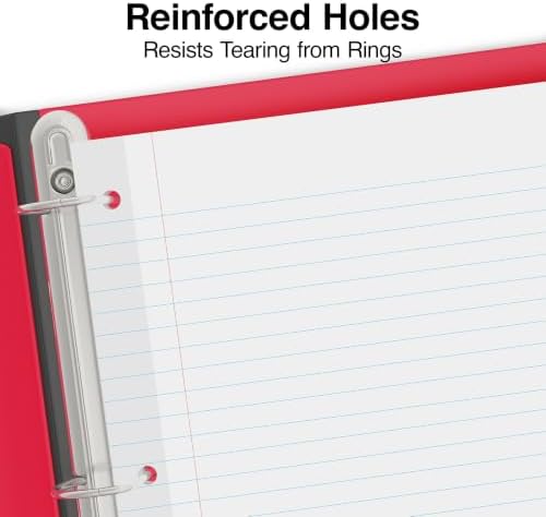 Staples College Ruled Filler Paper, 8.5" x 11", 100 Sheets/Pack, 3/Pack