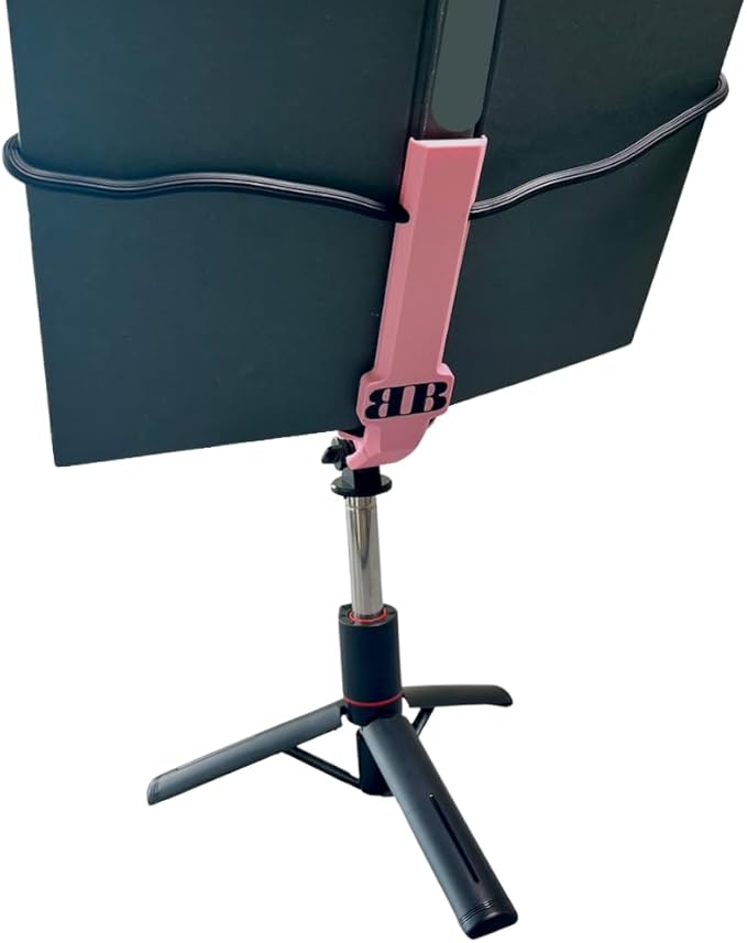 Height Adjustable Book Display for Comfort & Ease | Reading Accessory | Book Lover Gift | Portable Book Stand | Easily Turn Pages | Cookbooks, Magazines & Tablets | BookBuddy ™ (Pink)