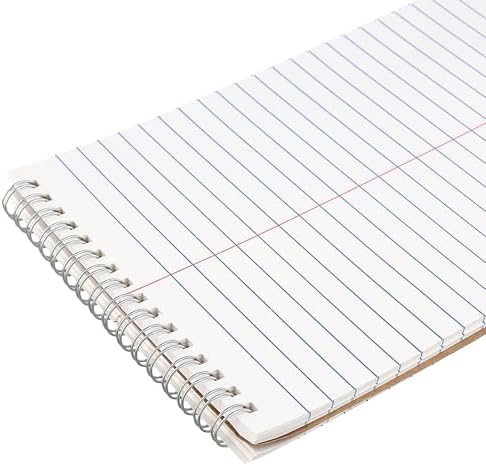 15 Pack 6x9 Inch Steno Spiral Notebooks, Top Bound Writing Pads, 80 Sheet White Paper for List Making, Assorted Neutral Covers