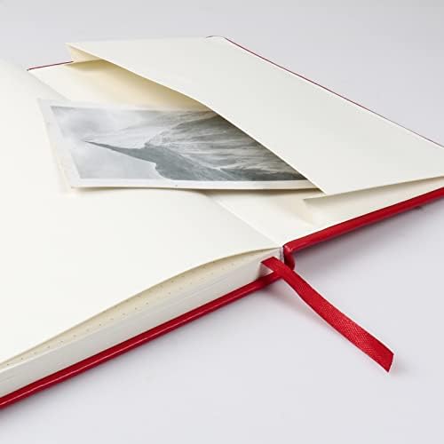 Journal notebook (A5-Lined, Red Color),192 Pages, Medium 5.7X8.3 inches - 80 gsm Thick Paper, Hardcover