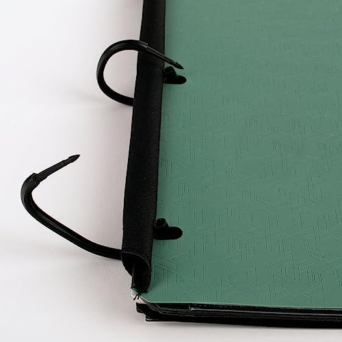 Five Star Flex Refillable Notebook + Study App, College Ruled Paper and 1-1/2 Inch TechLock Ring Binder with Pockets, Tabs and Dividers, 300 Sheet Capacity, Seaglass Green (29324AQ8) (Pack of 6)