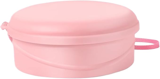 Foldable Cup with Lid - Food Grade Silicone Portable Drinking Cups,Water Bottle for School,for Backpacking Outdoors Travel Women Men Kids Family Friends