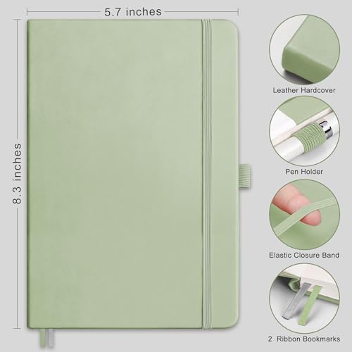 AHGXG Graph Grid Paper Notebook, 160 Pages, A5 Medium Size (5.7'' x 8.3'')
