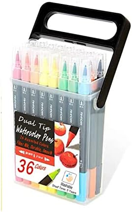 Dual Tip Markers for Kids, Washable Markers Set(36 Colours)