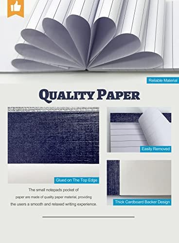10 Pack Small Notepads Refills Memo Pads 3 x 5 Inch Tear off Notepad Lined