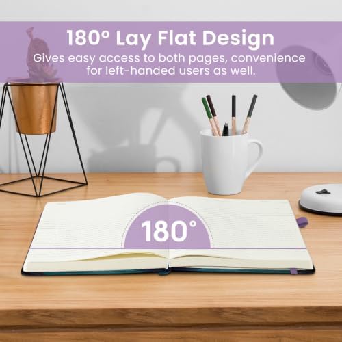 Taja Pretty Journal for Women, 5.7" x 8.3" Lined Notebook for Journaling