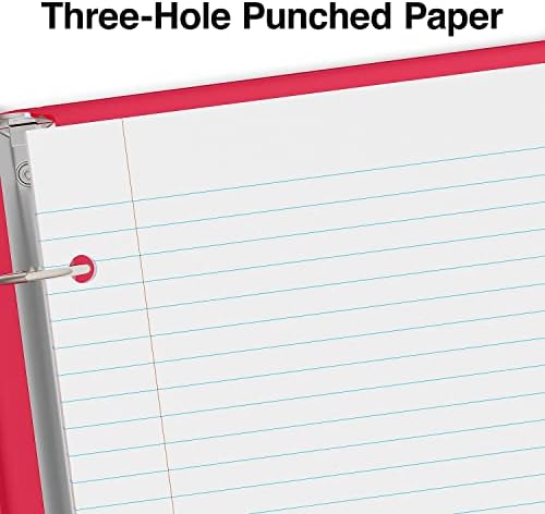 Staples College Ruled Filler Paper, 5.5x8.5 In, 3-Hole, 300/Carton