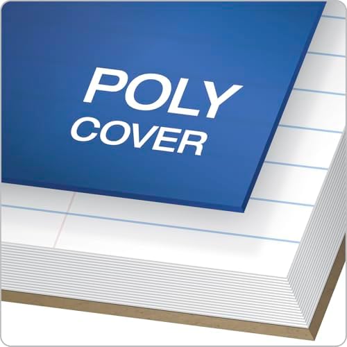 Oxford Spiral Notebooks, 3-Subject, Wide Ruled Paper, Durable Plastic Cover, 150 Sheets, 3 Divider Pockets, 2 per Pack (10385)