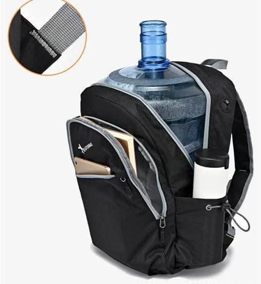 Geboldil Men's and women's lightweight foldable hiking travel backpack waterproof camping backpack blue