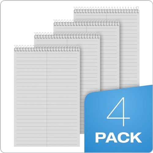 Tops Prism Steno Books, 6" x 9", Gregg Rule, Gray Paper, 80 Sheets, Perforated, (80274) | (Pack of 24)