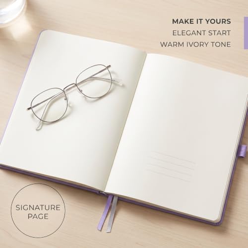 AHGXG Lined Journal Notebook, 160 Numbered Pages, A5 Size (5.7'' x 8.3'')