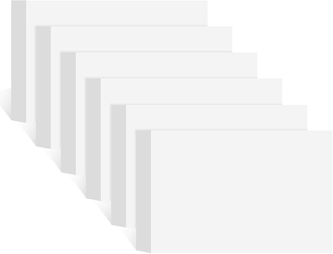Blank Index Cards 4x6 Inch White Flash Cards Flashcards Heavyweight Note Cards for Studying School Office Supplies, 162 Count