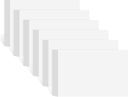 Blank Index Cards 4x6 Inch White Flash Cards Flashcards Heavyweight Note Cards for Studying School Office Supplies, 162 Count