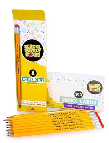 School Supply Boxes | Elementary School Essentials Bundle | (Pallet (180 Boxes) | Includes Binders, Folers, Filler Paper, Pencils, & More