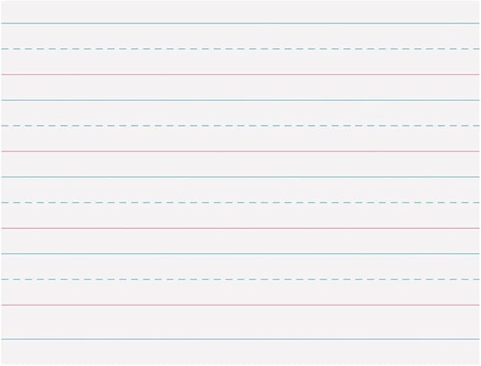 Pacon Long Ruled Handwriting Paper, 8" x 10.5", Zaner-Bloser Grades Pre-K & K, 1-1/8" x 9/16" x 9/16" Ruled, 40 Sheets/Tablet, Case of 24 Tablets, 960 Sheets Total