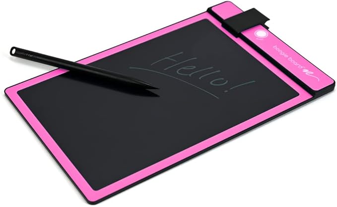 Boogie Board Basics Reusable Writing Pad - Digital Drawing Tablet, LCD Writing Pad with Instant Erase, Includes Stylus Pen