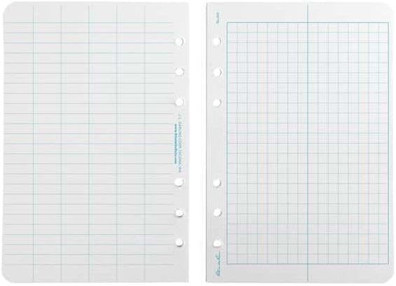 Rite In The Rain Weatherproof Loose Leaf Paper, 4.625" x 7", 32# White, Field Pattern, 100 Sheet Pack (No. 352)