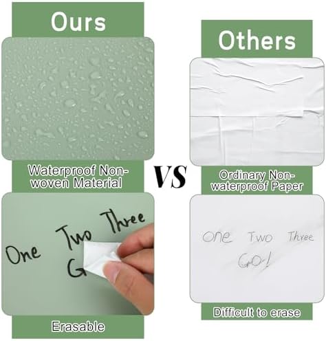 Sage Green Bulletin Board Roll Non-Woven Fabric Poster 15.7" x65.6ft