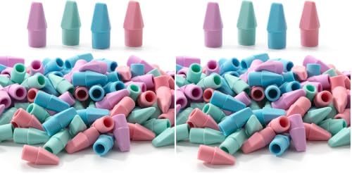 Mr. Pen- Pencil Erasers Toppers, 240 Pack, Colorful, Latex Free, No Smudge | Mr Pen Erasers for Pencils
