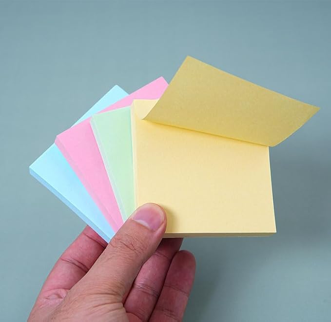 Post-it Sticky Notes,Bright Colors Sticky Note and Transparent Bible Sticky Notes,Study Supplies,Office School Supplies,Book Annotation 700 Sheets