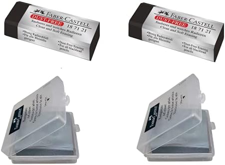 Faber-Castell Eraser - Drawing Art kneaded Large Pencil Eraser Bundle - 4 Pack