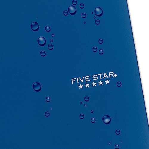 Five Star Spiral Notebooks Plus Study App, 2 Pack, 5 Subject, College Ruled Paper, 11" x 8-1/2", 200 Sheets, Black & White (73035)
