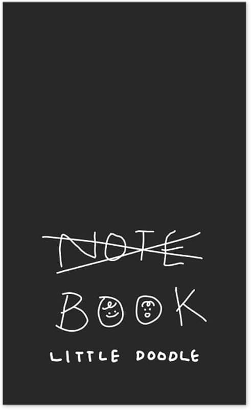 Monolike Little Doodle PVC Handy Notebook, X book - Exposed Binding, PVC cover, Academic, Journal, Diary, 160pages