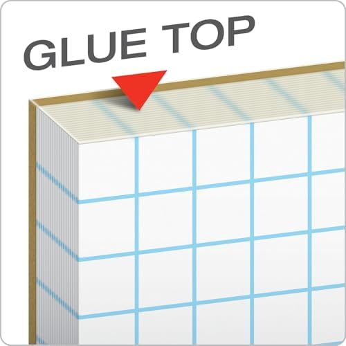 Ampad Quadrille Graph Paper Pad, 4x4 Quad Ruled, 8.5 x 11, 10 Pads