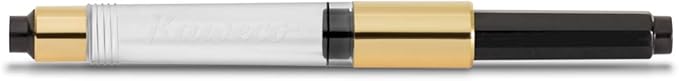 Kaweco Standard Converter Pearl Black Gold for Fountain Pens from SUPRA, SPECIAL, STUDENT, DIA2, PERKEO series | Ink Converter Fountain Pen with 0.82 ml/ 0.03 oz Filling Capacity