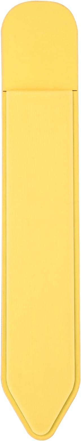 MoKo Pencil Holder Sticker Fit Apple Pencil Pro, Apple Pencil (USB-C), Apple Pencil 1st/2nd Generation, Elastic Pencil Pocket Pouch Adhesive Sleeve Attached to iPad Case for Stylus Pens, Light Yellow
