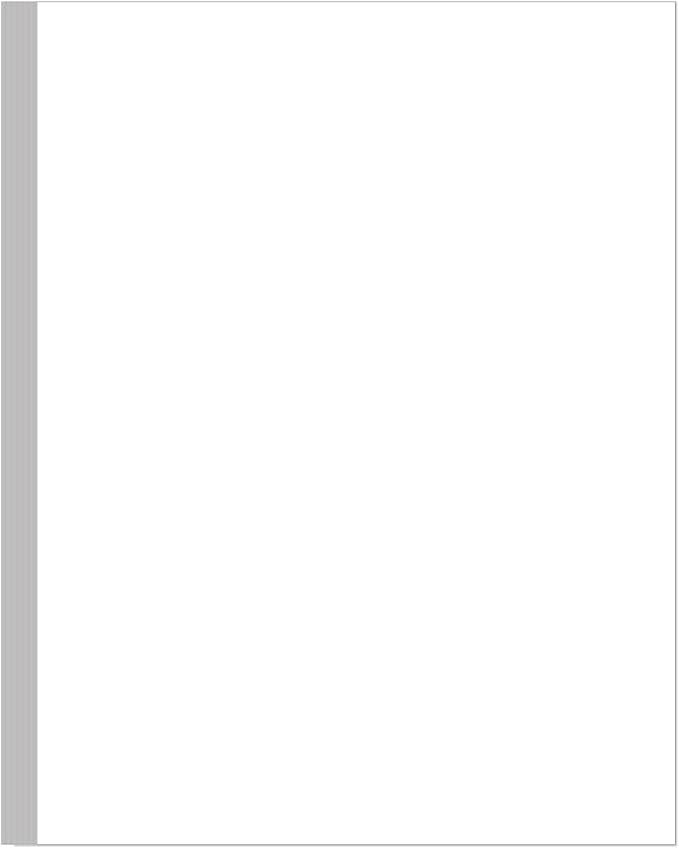7" x 9.25" Blank Print Paper, 100Sheets/200Pages Classic Size Blank Loose-Leaf Paper, DIY Template Printing in Happy Planners