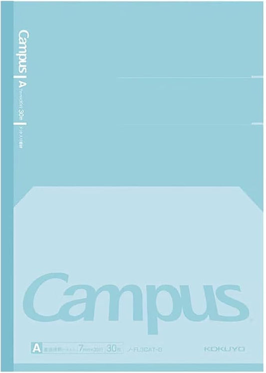 KOKUYO Composition Notebook, 7" x 10" Kimochii Dot Lined Notebook, 30 Sheets College Ruled Paper, 1 Pack Green B5 Notebook for School and Work, School Supplies Comp Book for Note Taking