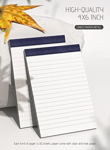 6 Pack Small Note Pads 4x6 Mini Notepads 4x6 Lined Writing Pads of Paper