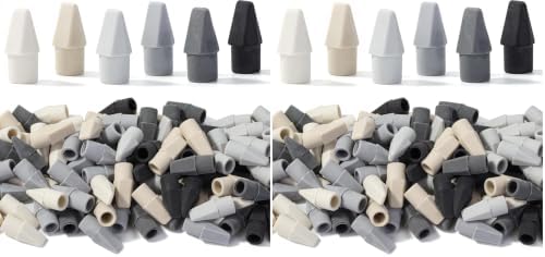 Mr. Pen- Pencil Erasers Toppers, 240 Pack, Colorful, Latex Free, No Smudge