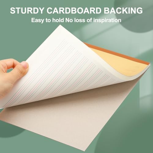 M&G 7x10 Note Pads, 6 Pack B5 Legal Pads 70 Sheets Notepads Writing Pad English College Ruled Lined Memo Paper Tablet for Work Writing Note Taking English