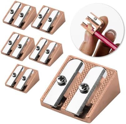 Mr. Pen- Handheld Metal Pencil Sharpener, 6 Pack
