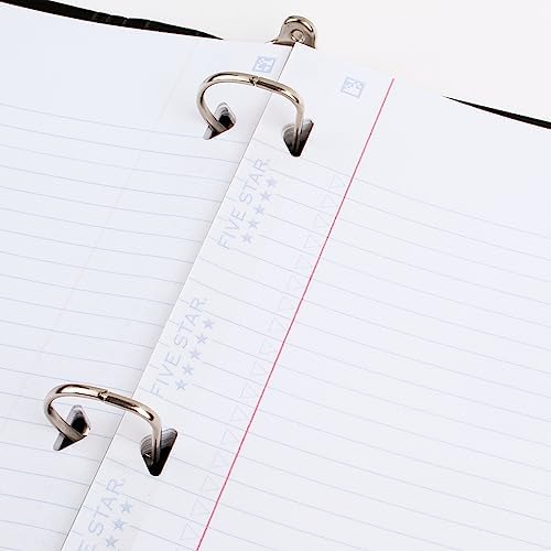 Five Star Loose Leaf Paper + Study App, 6 Pack, Notebook Paper, College Ruled Filler Paper, Reinforced, Fights Ink Bleed, 8.5 x 11, 80 Sheets per Pack (170025)