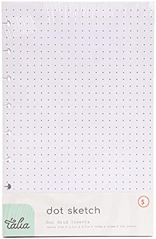 Talia Discbound Notebook Refills (Dotted Pages, Junior (5.5in x 8.5in))