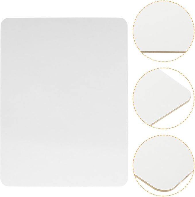 MAGICLULU 2pcs Portable Double-Sided Handheld Whiteboard 9x12 Inch Unframed Dry Erase Boards for Office Classroom Writing and Drawing
