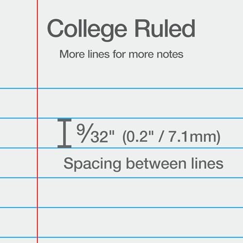 Oxford Composition Notebooks, 4 Pack, College Ruled, 80 Sheets, Earthtones